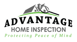 Advantage Home Inspection logo from Homepage & Website Settings slideshow